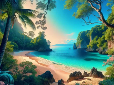 Wisata Ringan ke Pantai Tersembunyi yang Menawan