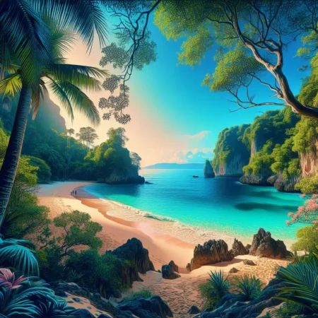 Wisata Ringan ke Pantai Tersembunyi yang Menawan