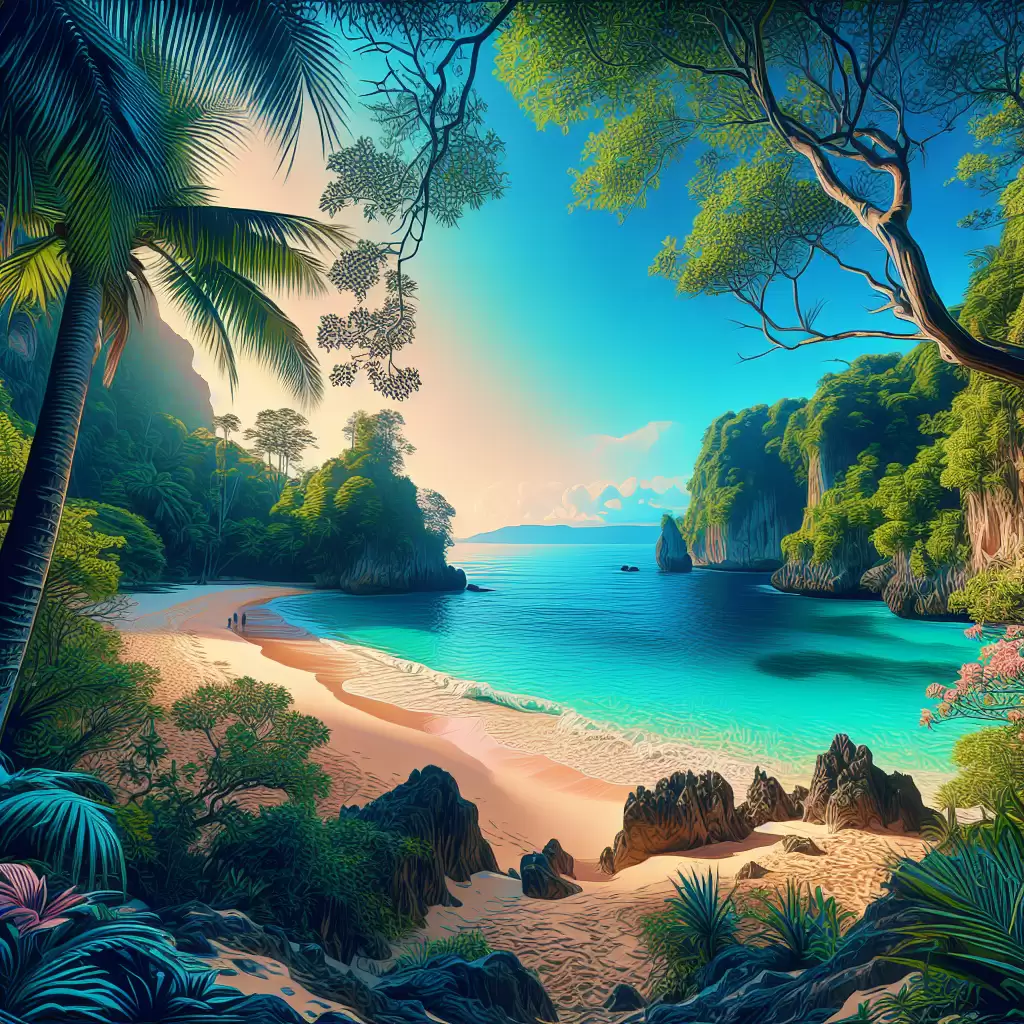 Wisata Ringan ke Pantai Tersembunyi yang Menawan